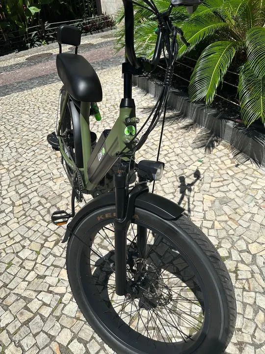 Bicicleta  bike Elétrica Lev  Cruiser PLUS(+) verde 30km rodados - Foto 4