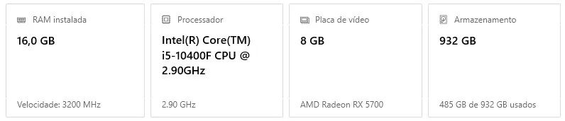 Setup Gamer completo RX 5700 (igual a RTX3060) + i5-10400F - Preço baixo para vender logo - Foto 6