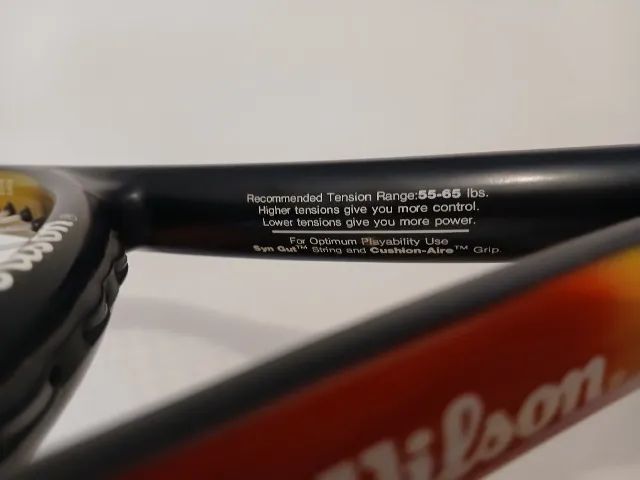 Raquete de Tênis Wilson Pro Staff Classic 6.1 - Graphite/Kevlar (Original) - Foto 5