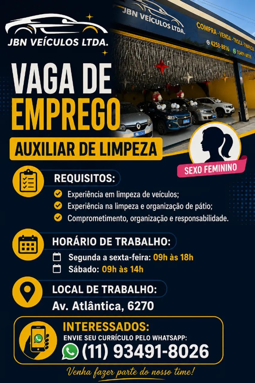 AUXILIAR DE LIMPEZA