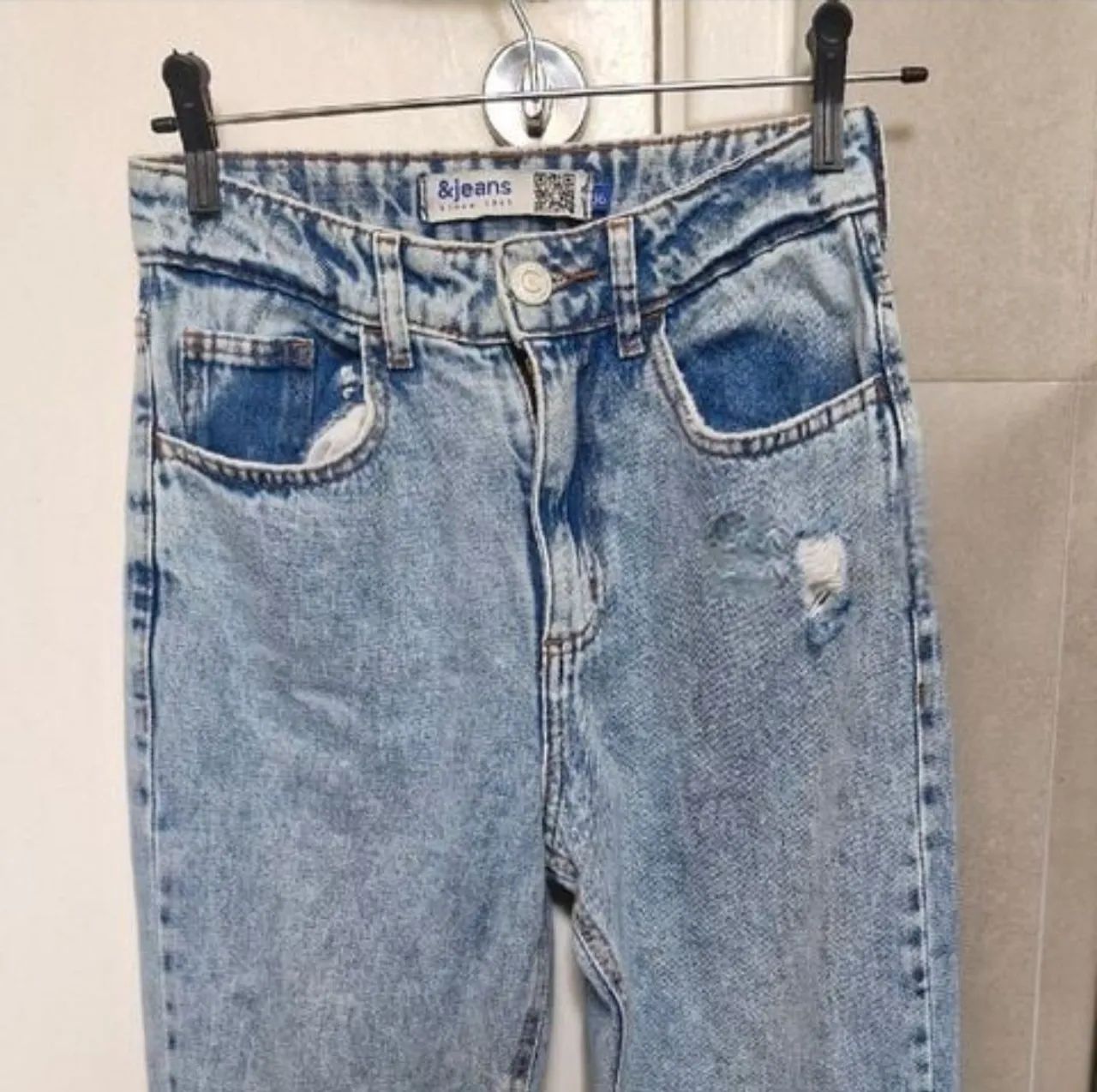 Calça jeans mom