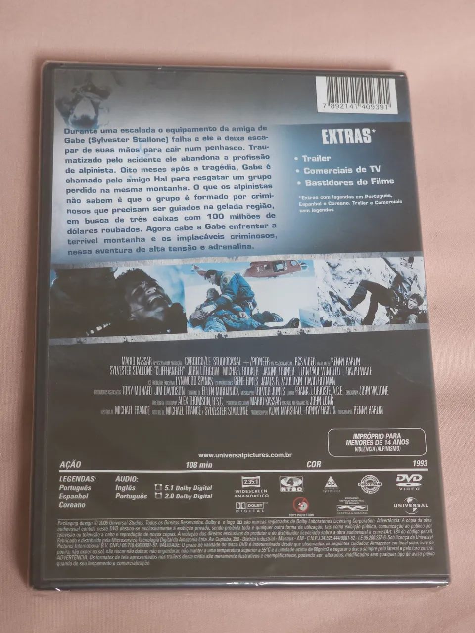 DVD - Risco Total - Lacrado - Sylvester Stallone - Dublado  - Foto 2
