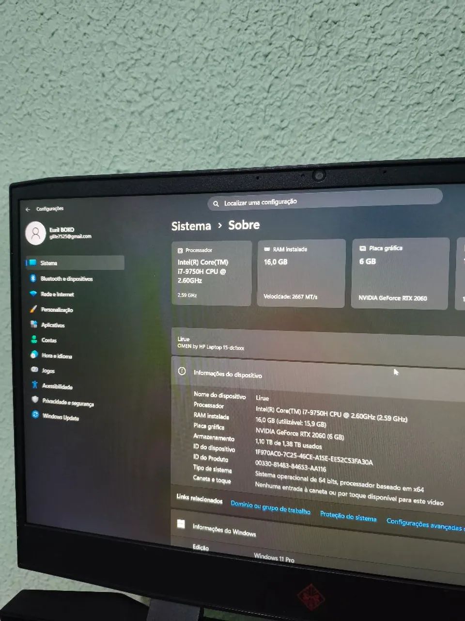 Notebook Gamer HP Omen gaming 15  - Foto 3