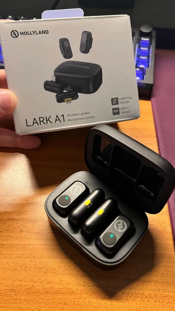 Hollyland Lark A1 - Mic de lapela para Celular (IPhone e Android)