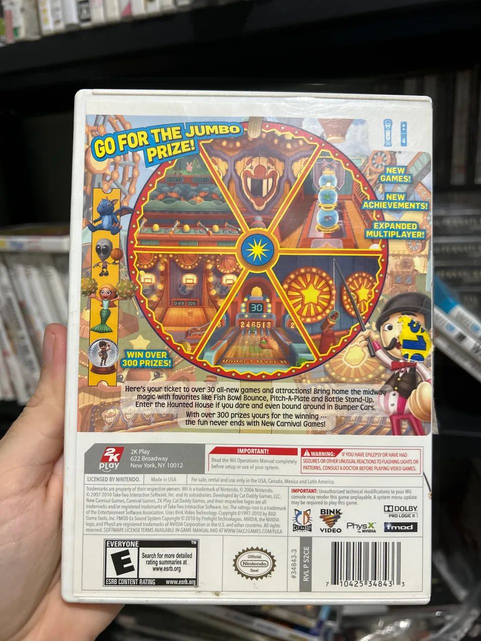 New Carnival Games Nintendo Wii - Foto 2