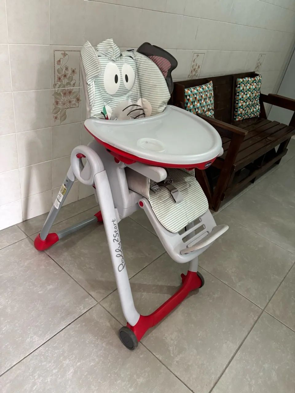 Cadeira de alimentação Chicco Polly 2 Start  - Foto 2