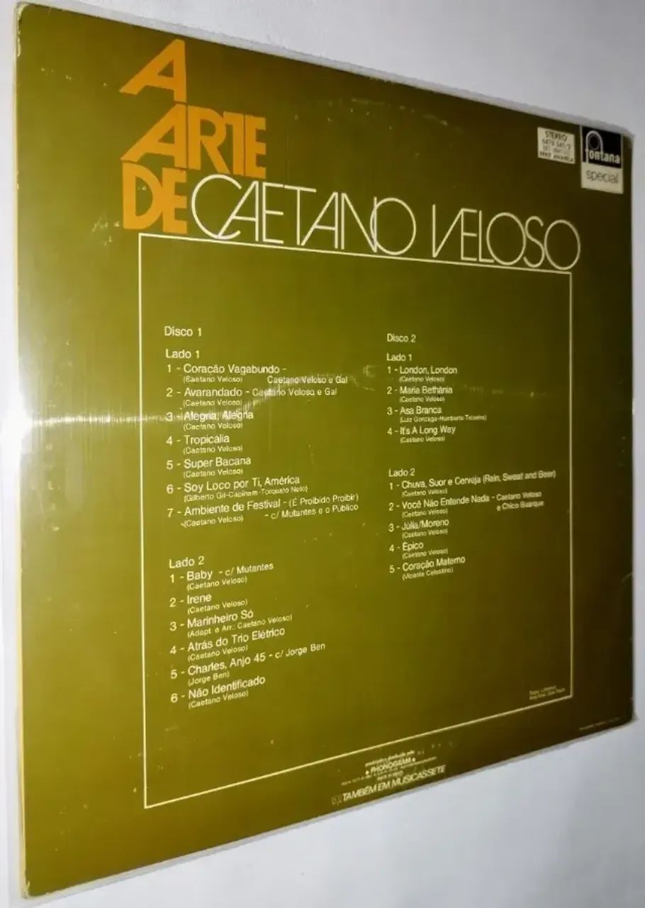 2 LPS CAETANO VELOSO - OPORTUNIDADE - Foto 2