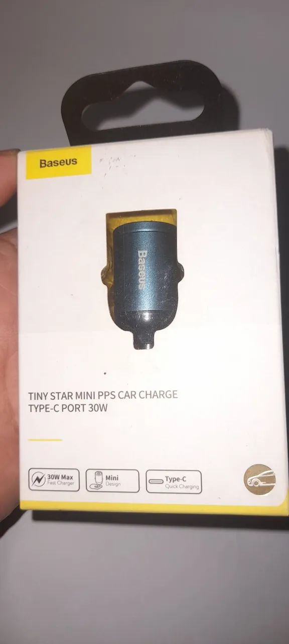 Carregador Veicular turbo 30w tipo c Baseus - Foto 2