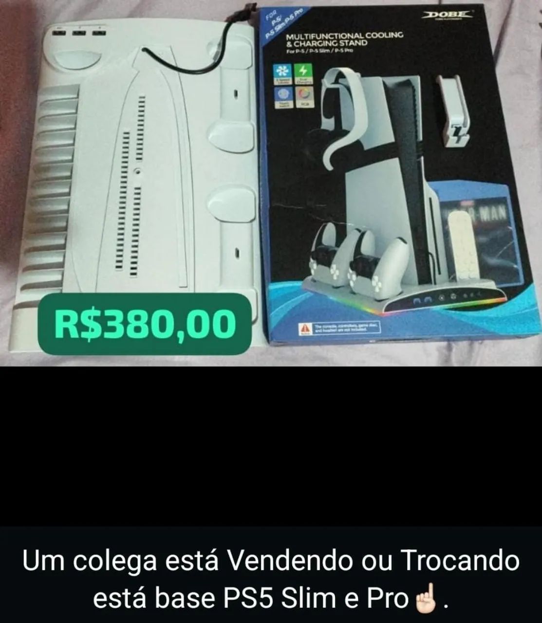 Base carregadora pra Ps5 Slim ou Pró 