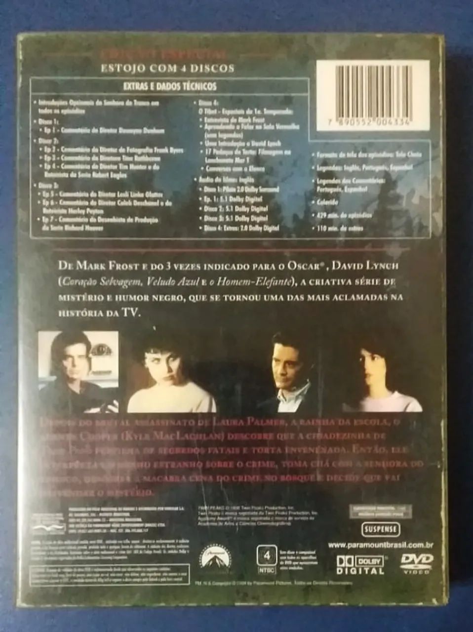 TWIN PEAKS CD DVD アルバム　4枚セット Box Twin Peaks 1ª Temporada - Edição Especial Rota / 4 DVDs - CDs