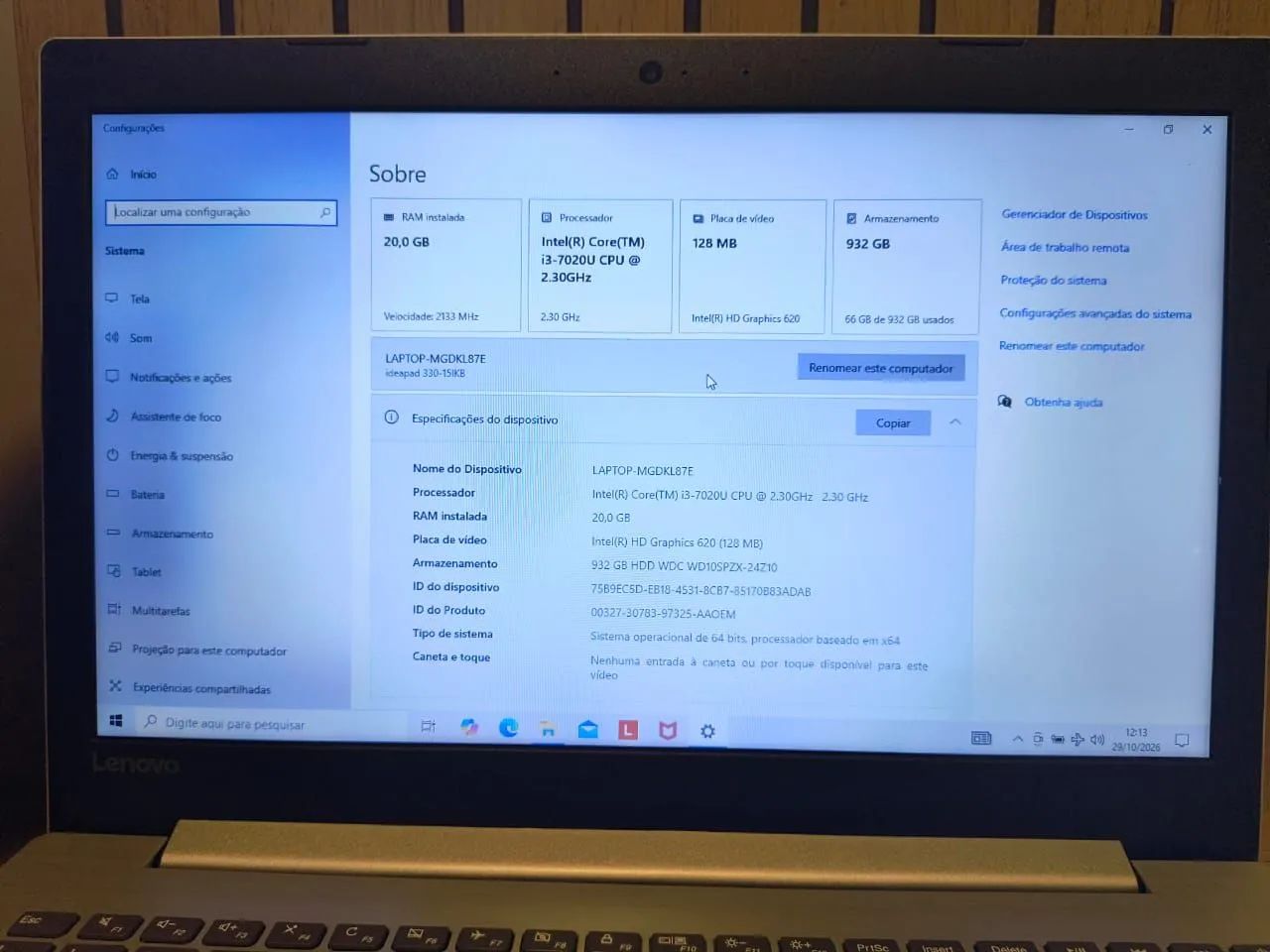 Notebook - Lenovo IdeaPad 330 - Foto 2