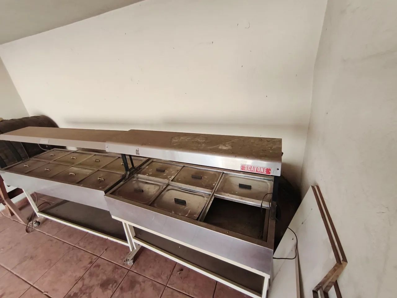 2 balcões para buffet self-service térmico (banho-maria)  - Foto 4