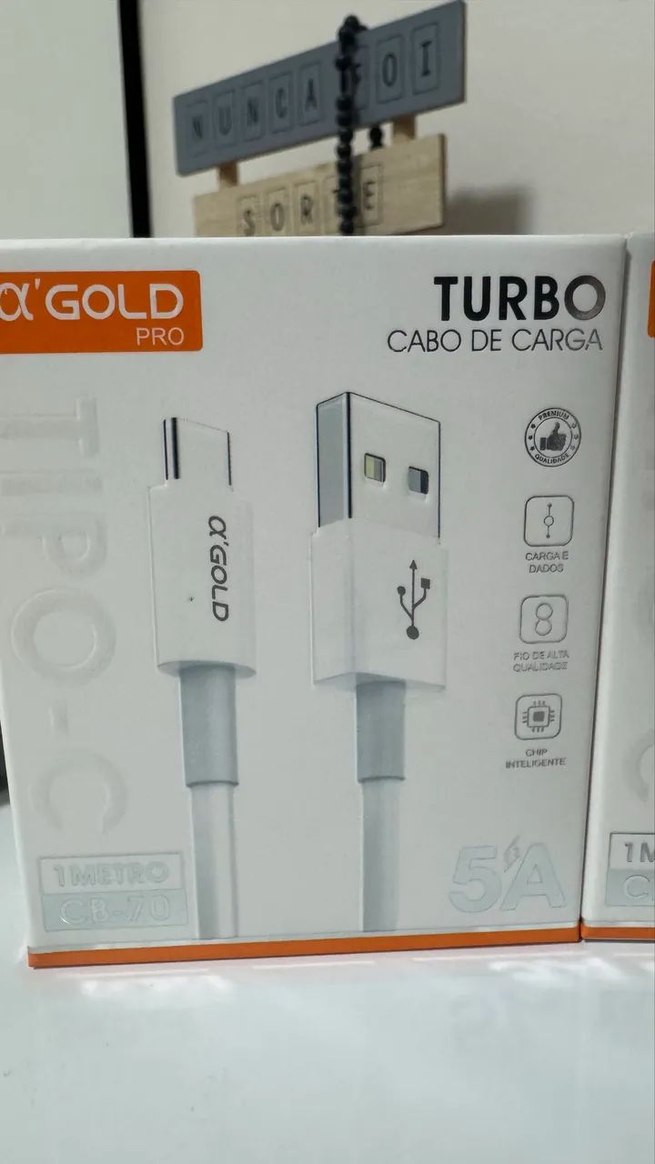 Cabo GOlD USB é Tipo C / Micro  - Foto 5