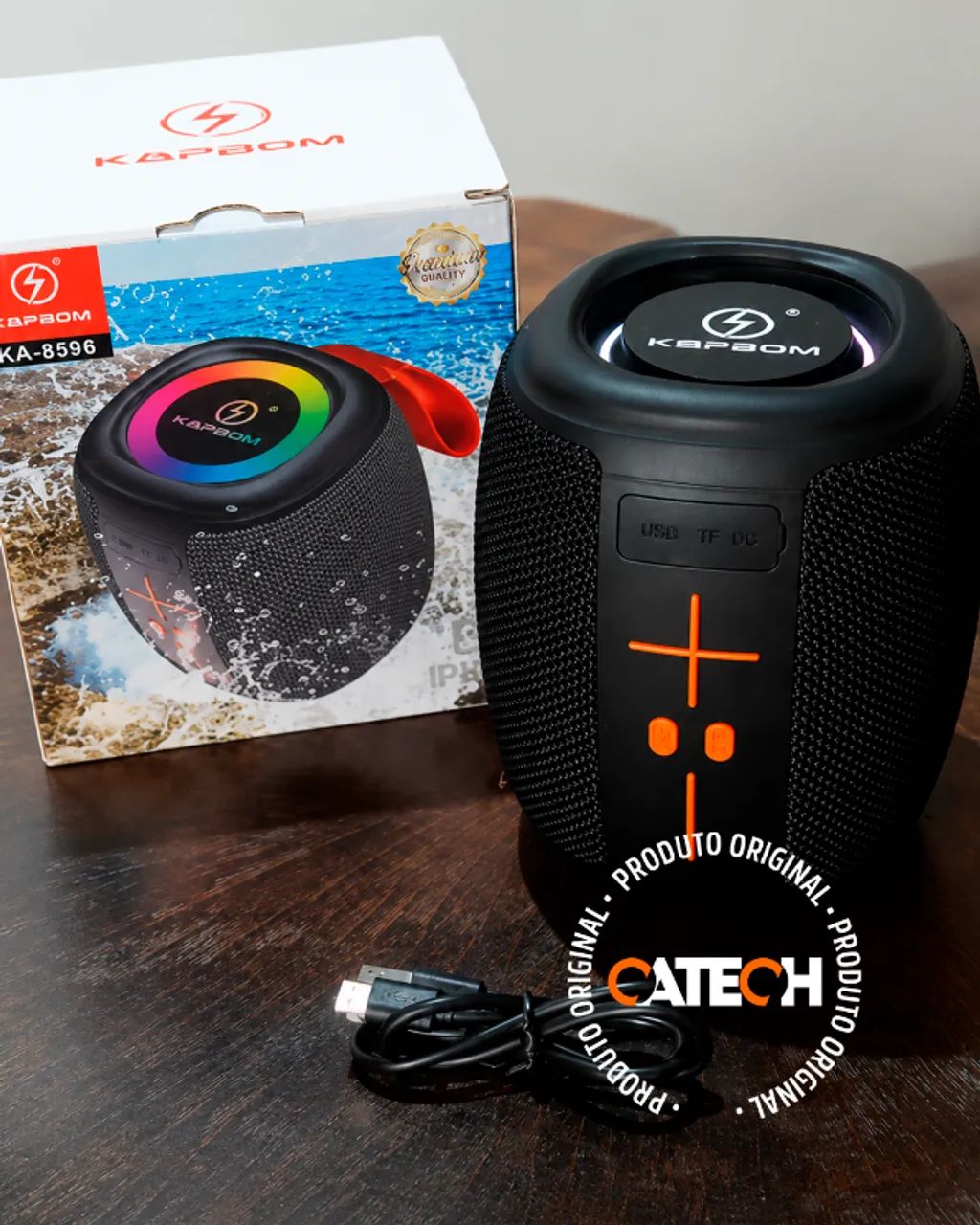 Caixa de Som Bluetooth KA-8596 50W