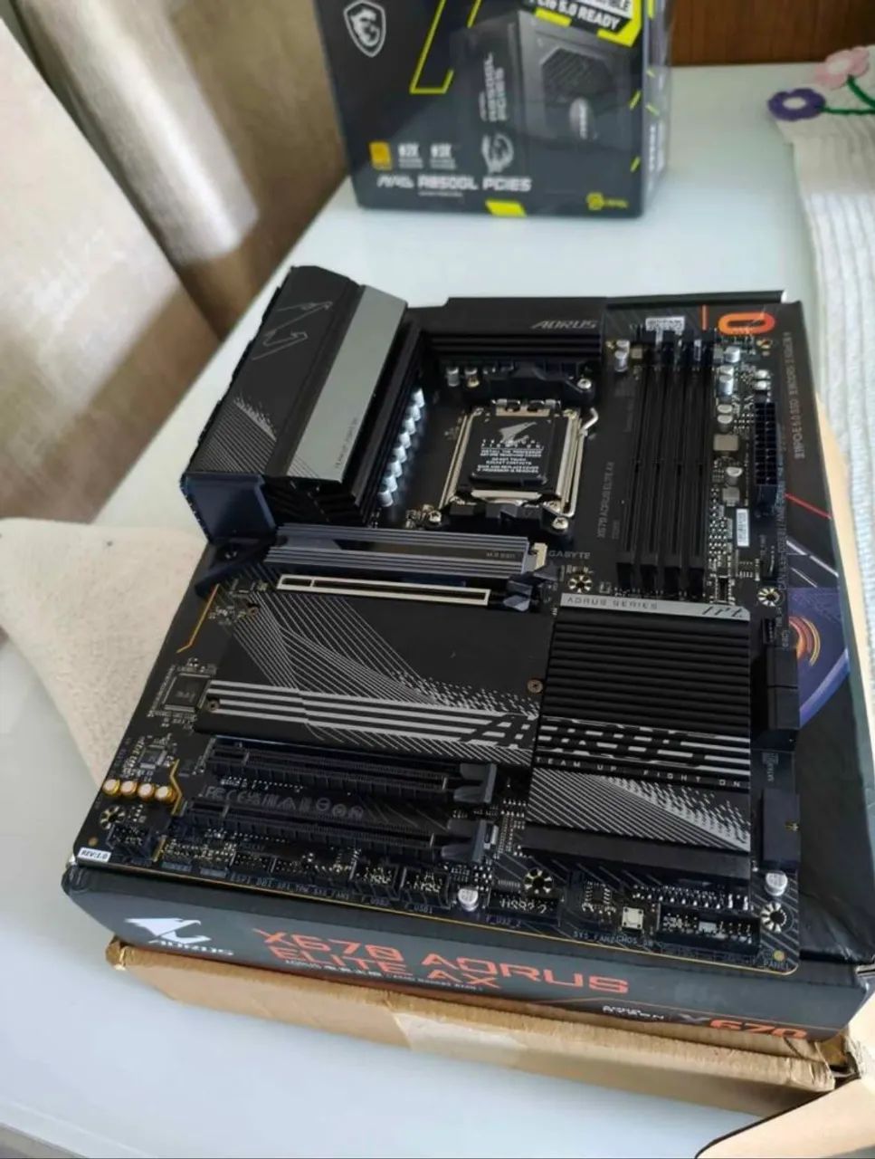 PLACA-MÃE X670 AORUS ELITE AX  - Foto 5