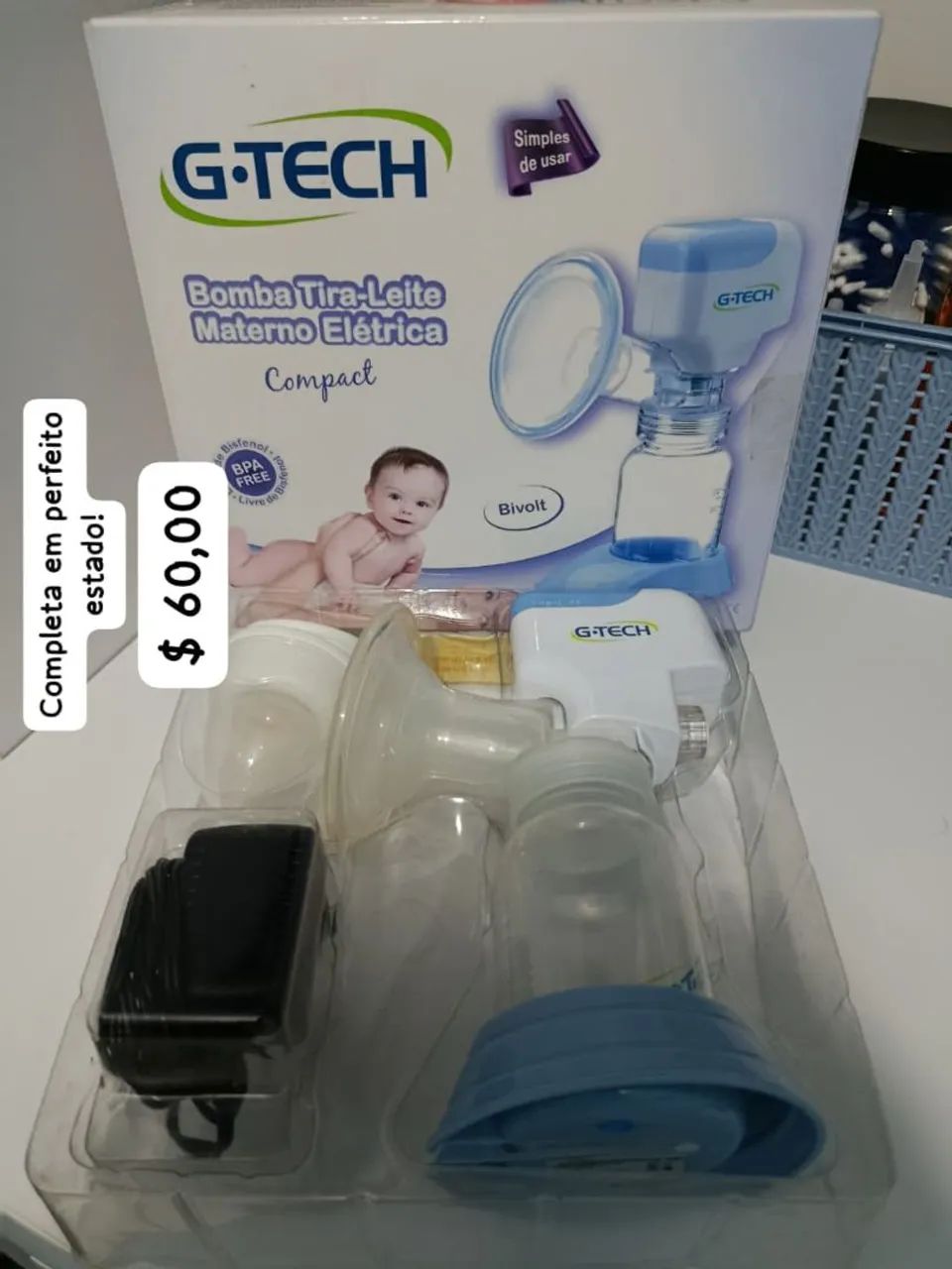 Bomba Tira leite Elétrica G-TECH