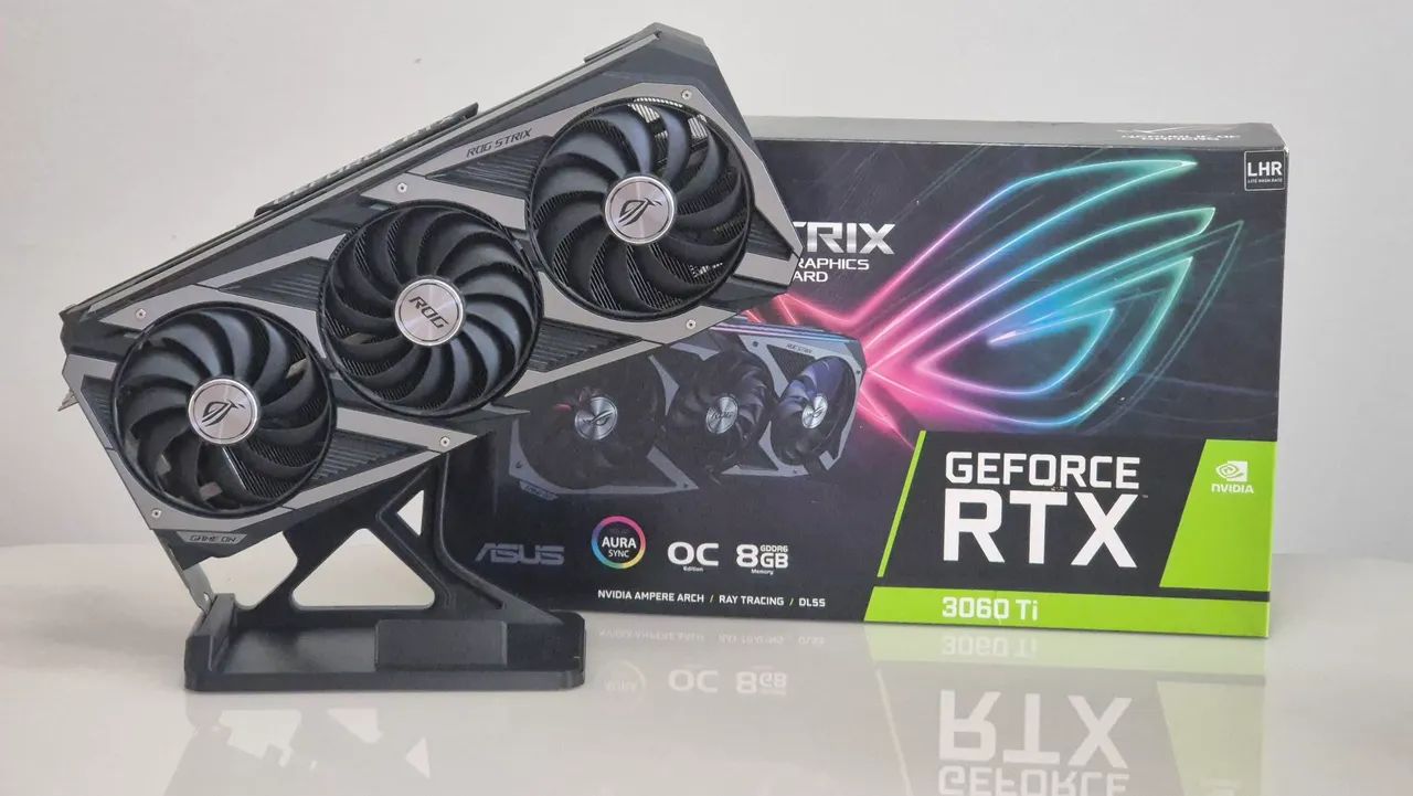 Placa de video RTX 3060TI ROG* - Foto 2