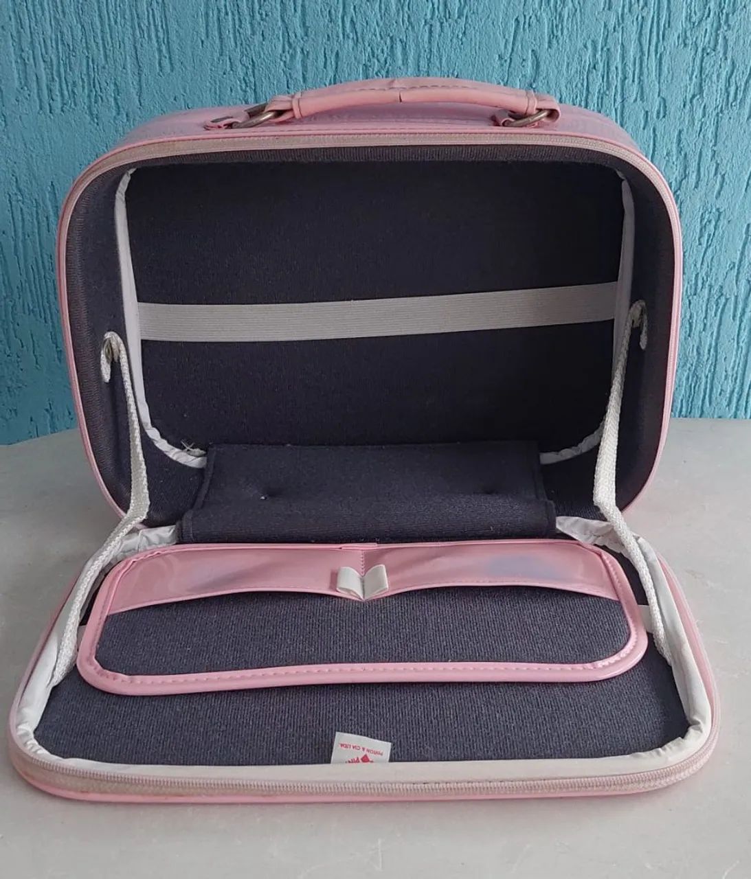 Maleta rosa pouco uso - Foto 2