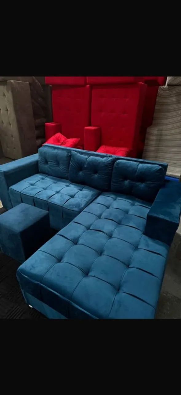 Sofá chaise a pronta entrega promoção aproveite - Foto 3