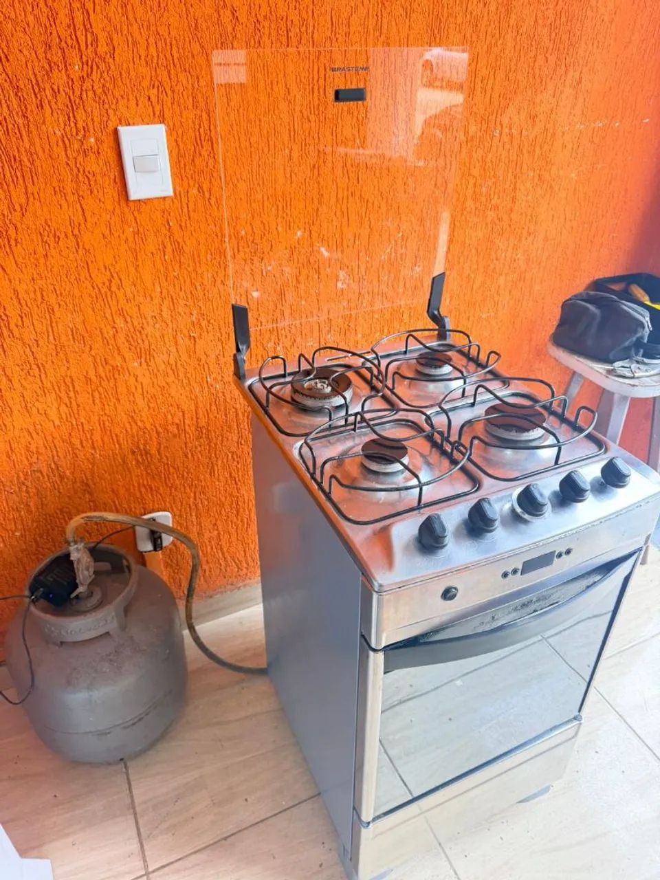 FOGÃO BRASTEMP INOX (FRETE GRÁTIS) - Foto 2