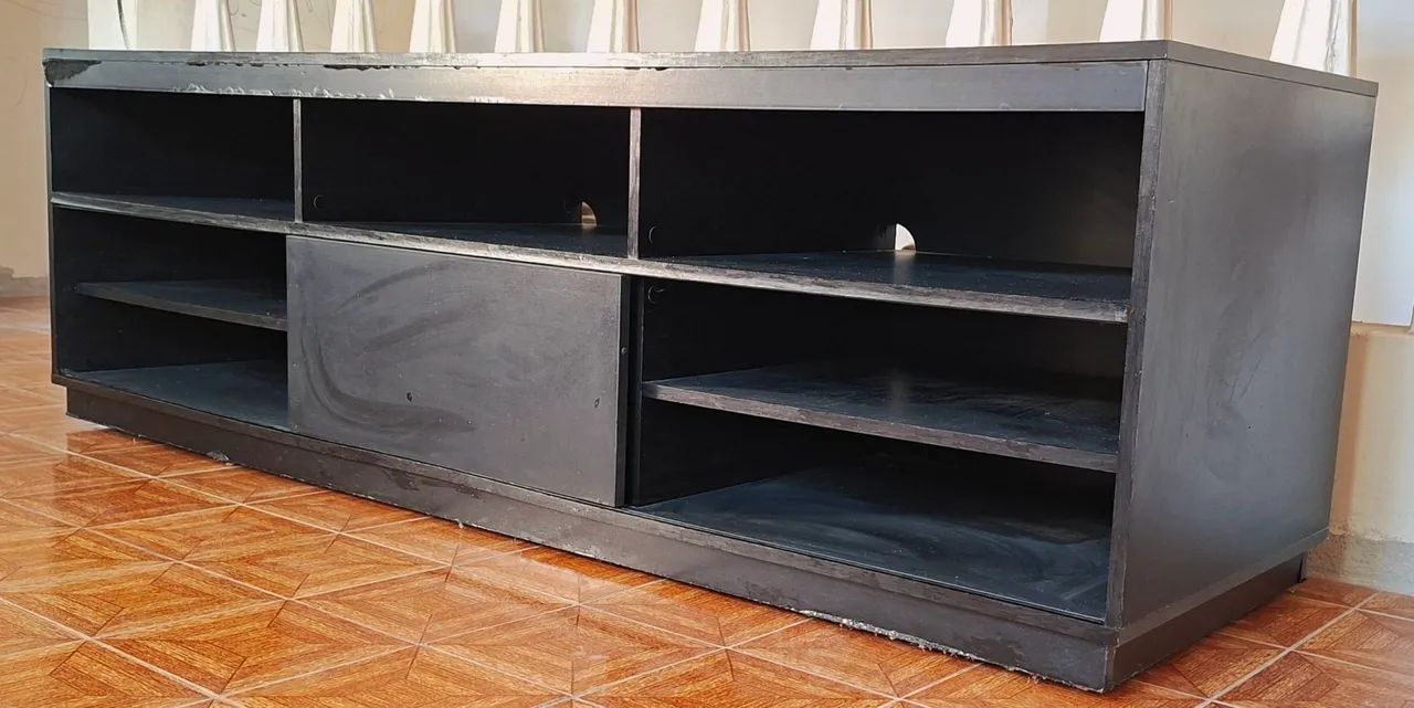 Rack TV Preto Tok Stok 180cm  - Foto 4