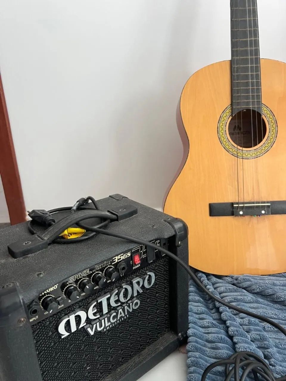 Violão + Guitarra Elétrica com Amplificador - Foto 3