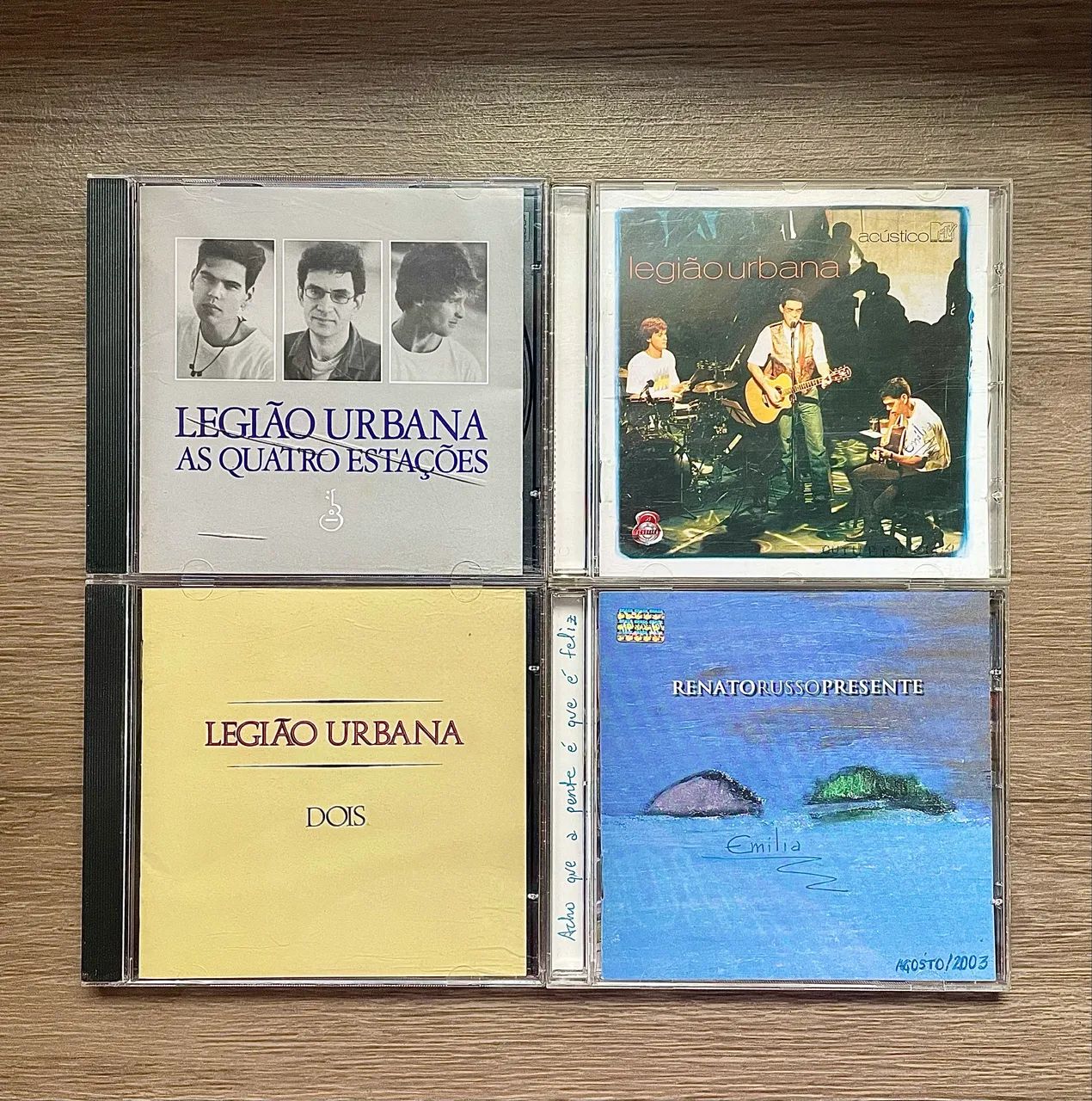 Coleção de CDs Legião Urbana e Renato Russo