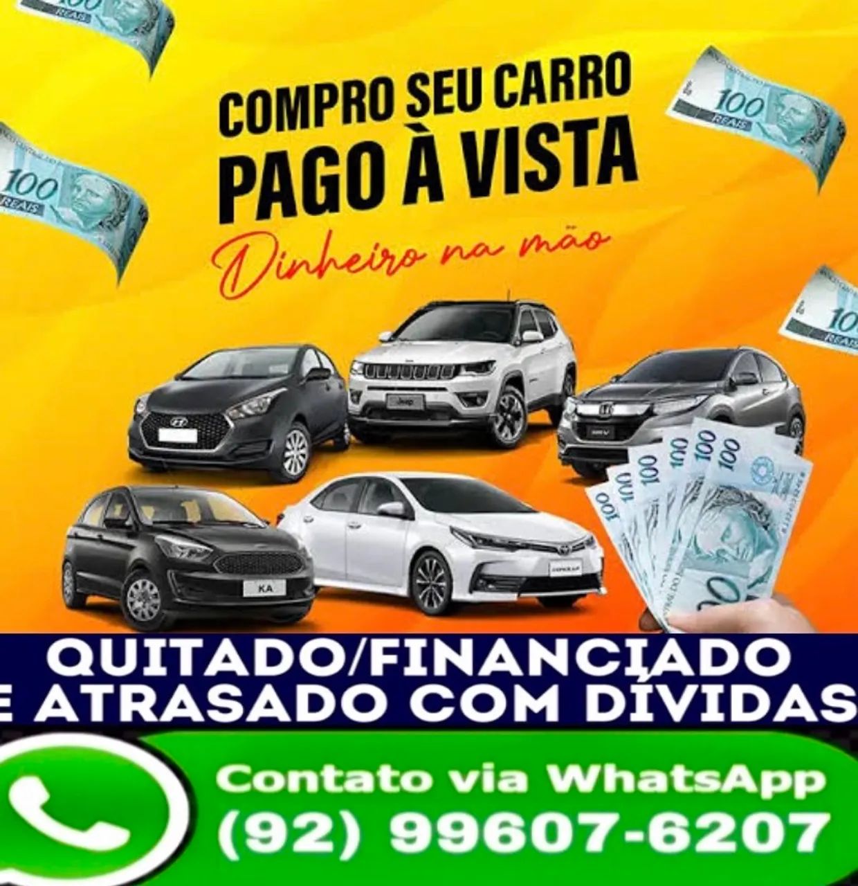 compramos carro já financiado quitado a vista 