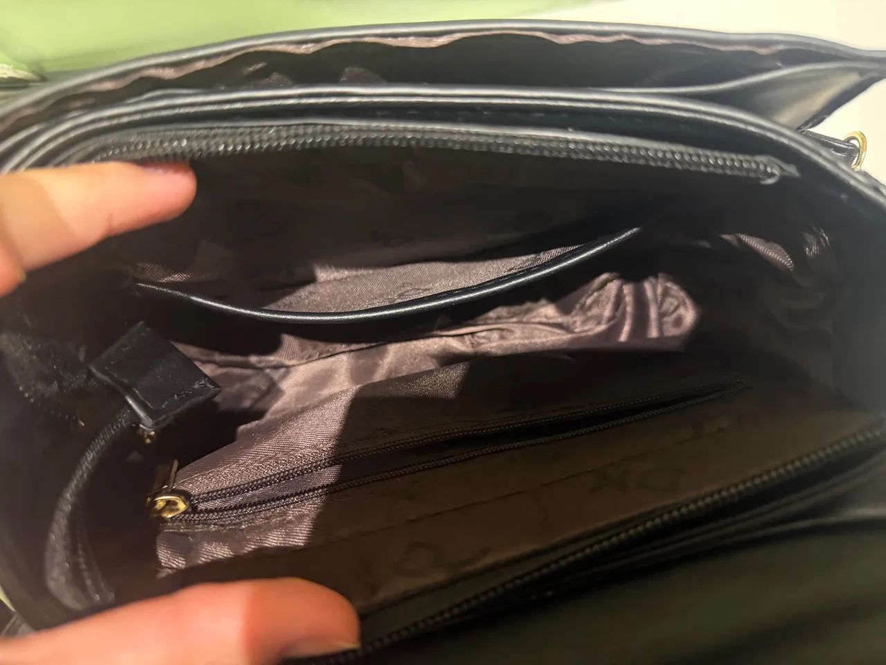 Bolsa preta transversal  - Foto 3