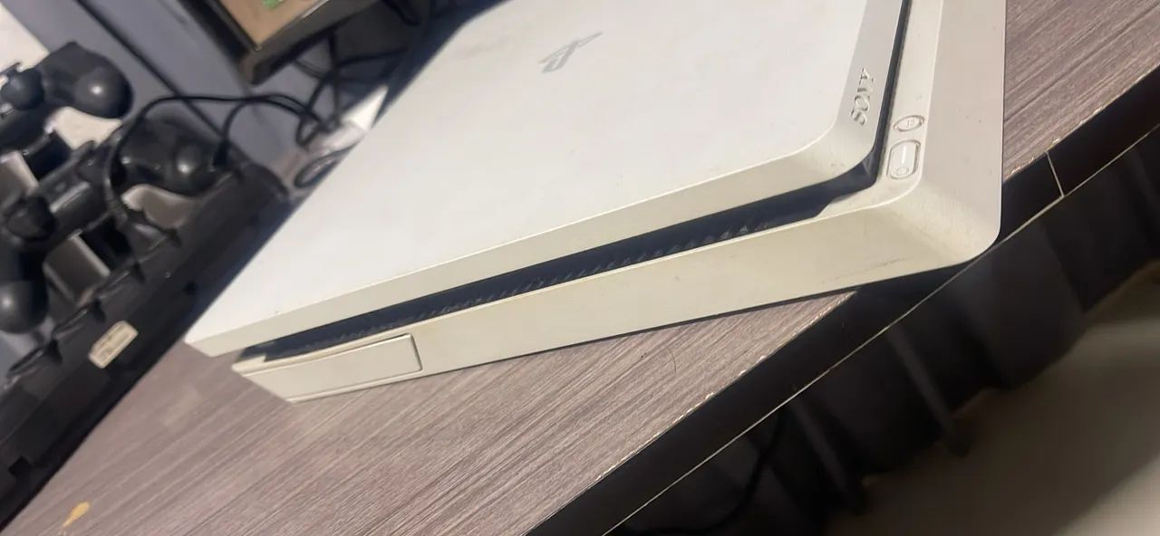 PS4 SLIM BRANCO - Foto 4