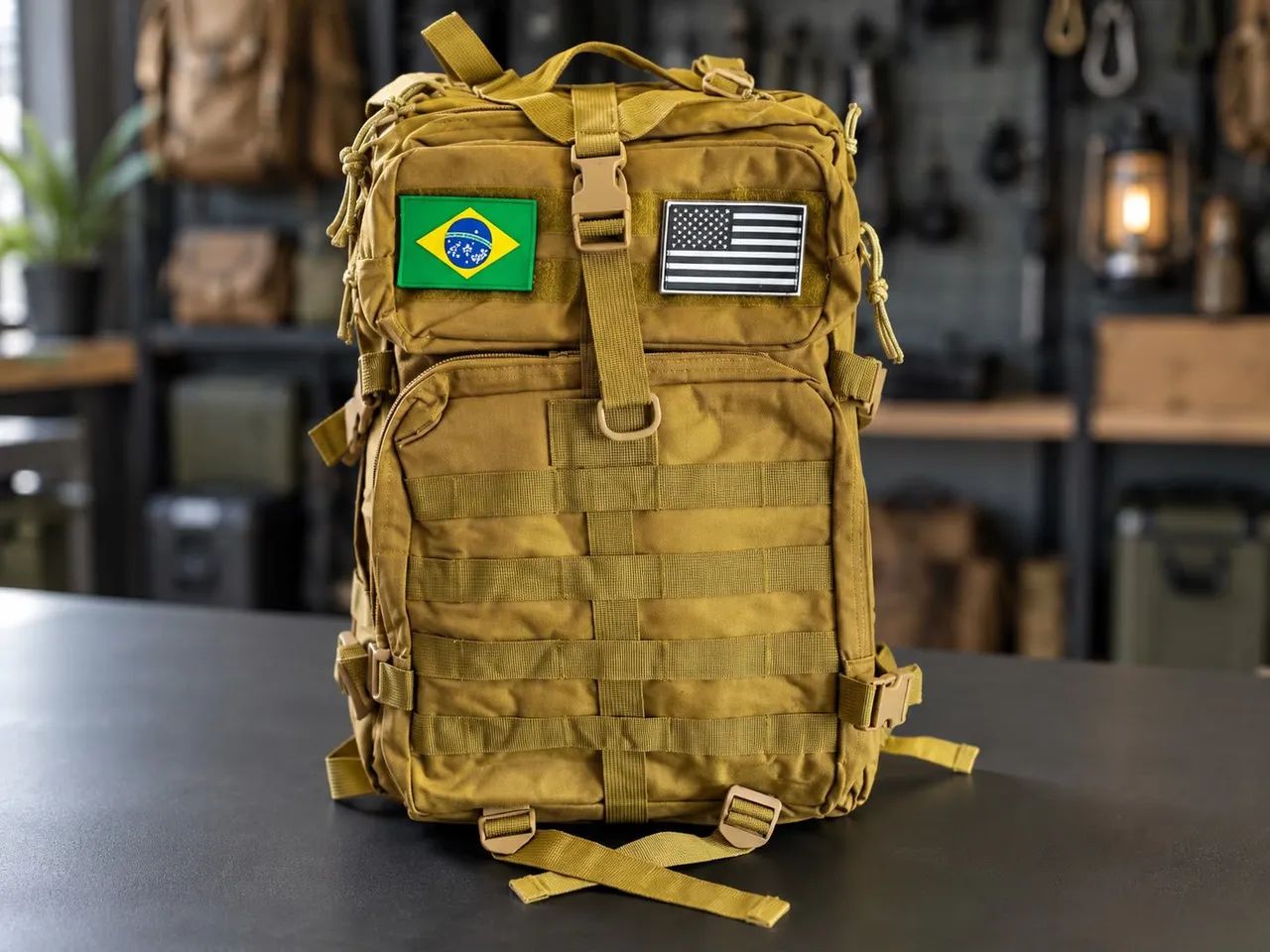 Mochila Tática Reforçada 50 Litros Militar - Foto 4