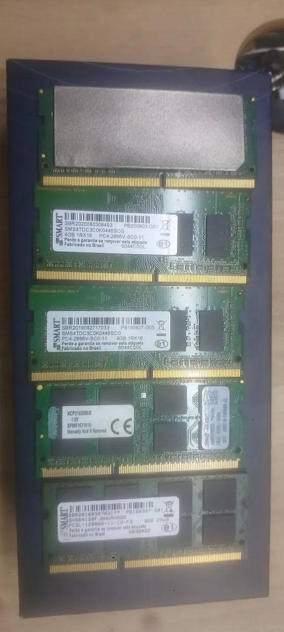 Memória notebook 8gb dd4