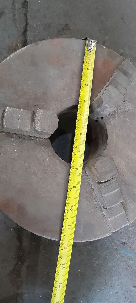 Placa de 3 castanhas para torno  - Foto 2