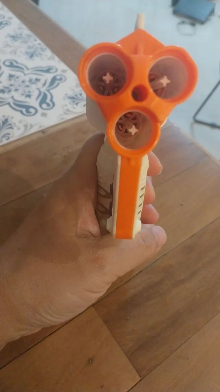 Nerf tríade ex-3. Usado. Ar comprimido  - Foto 2