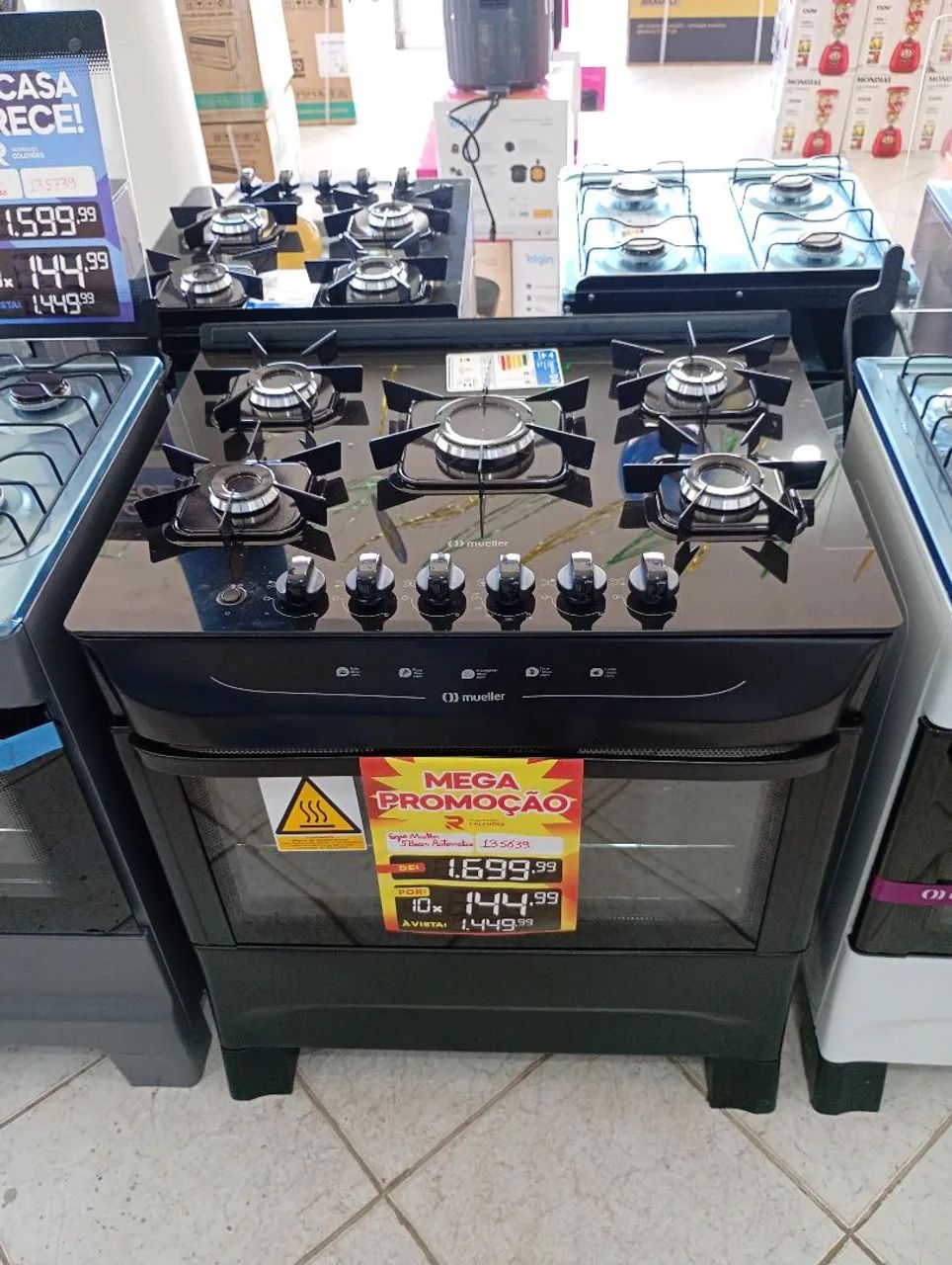 Fogão Mueller 5 Bocas Automático  