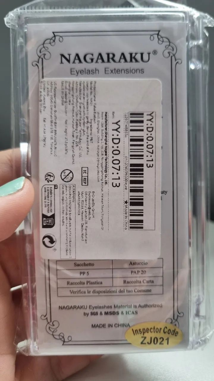 10 caixas Cílios Nagaraku YY (Volume Brasileiro) - 0.07 D 13mm - Foto 4