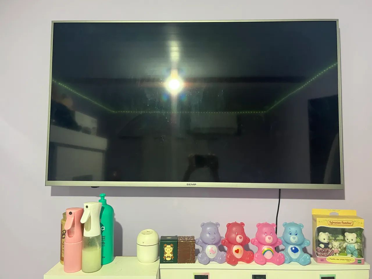 TV 49 polegadas com display queimado