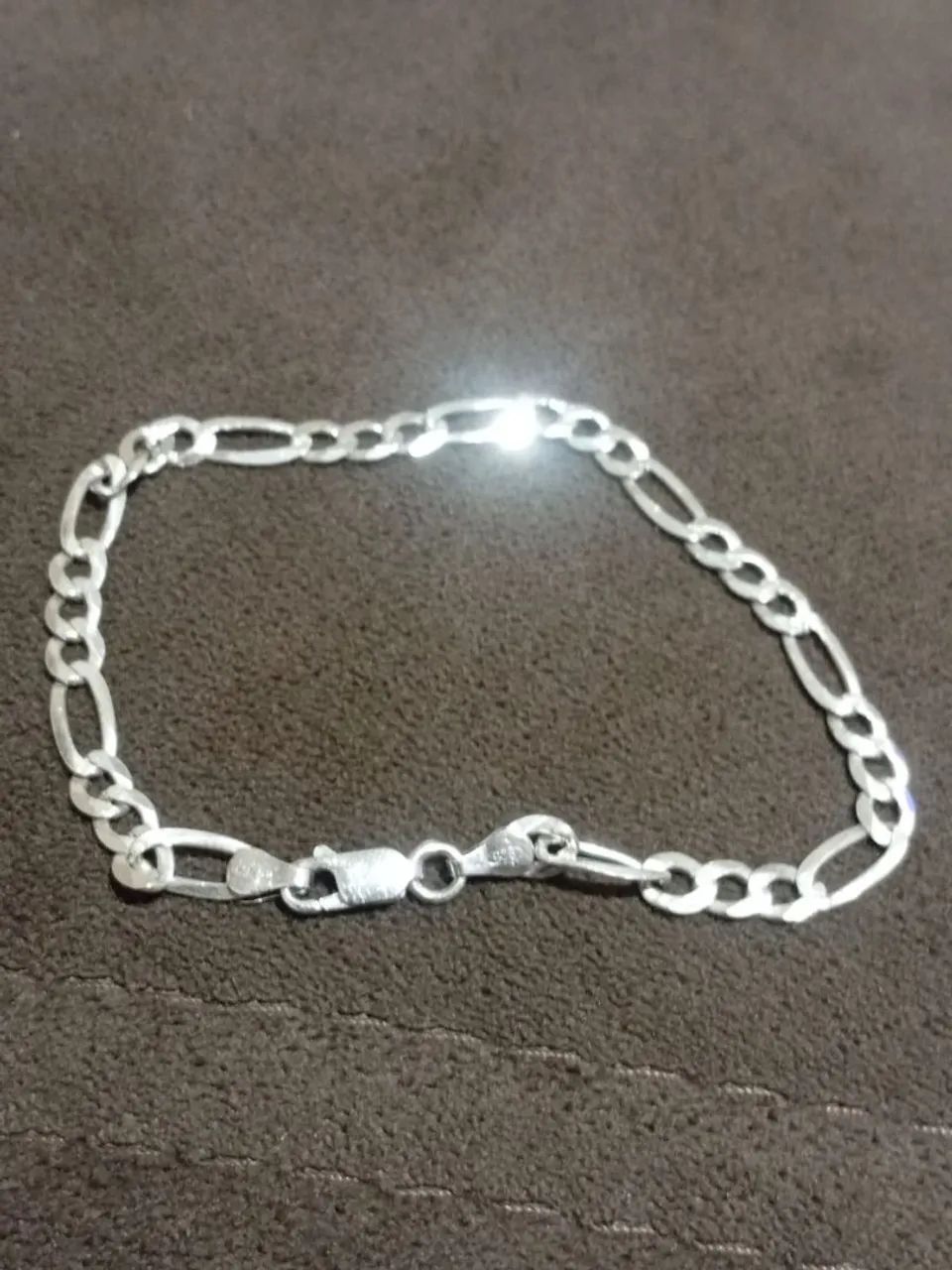 Pulseira masculina em prata 925 - 5mm - Foto 2