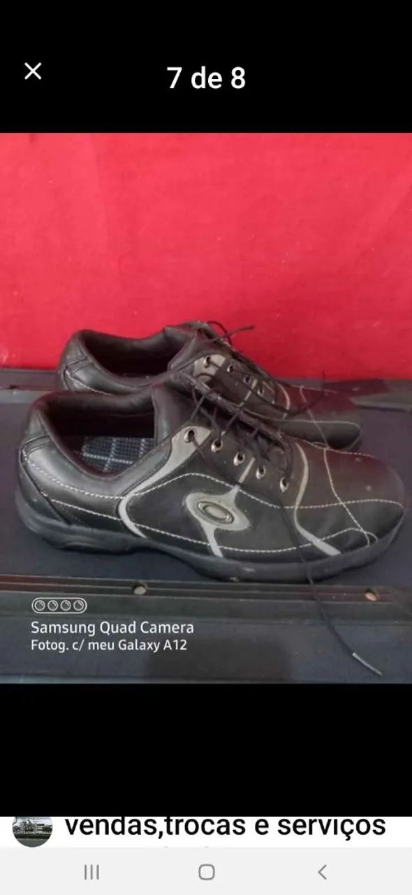 Tenis oakley golf<br>Couro. Original.