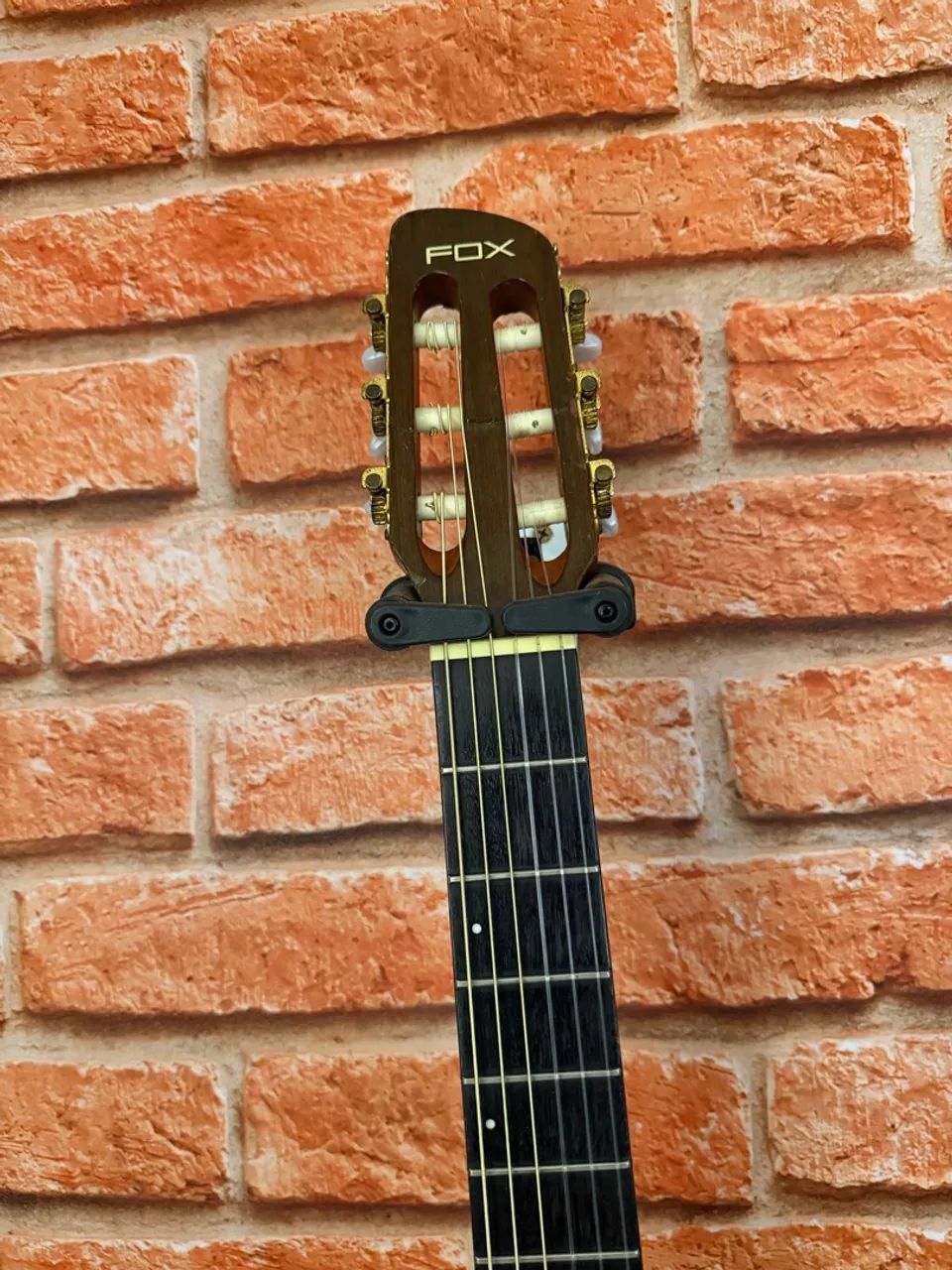 VIOLÃO FOX NYLON PRETO MACIÇO - Foto 3