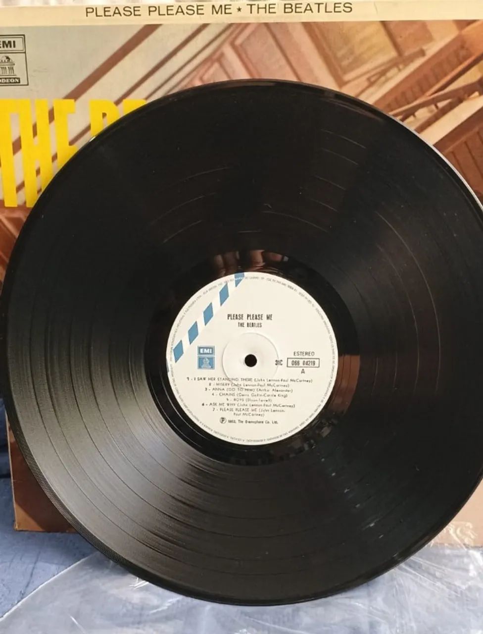Disco Vinil The Beatles Please Please me 1963 em ótimo estado - Foto 3