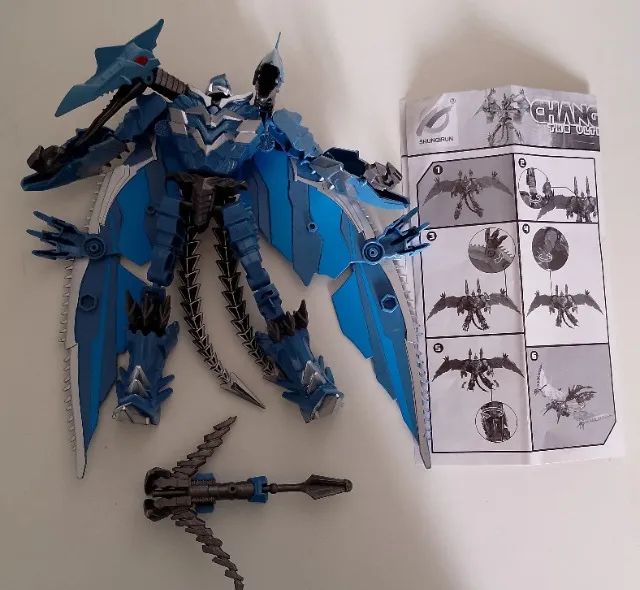 Robô Transformação - De robô a Dinossauro