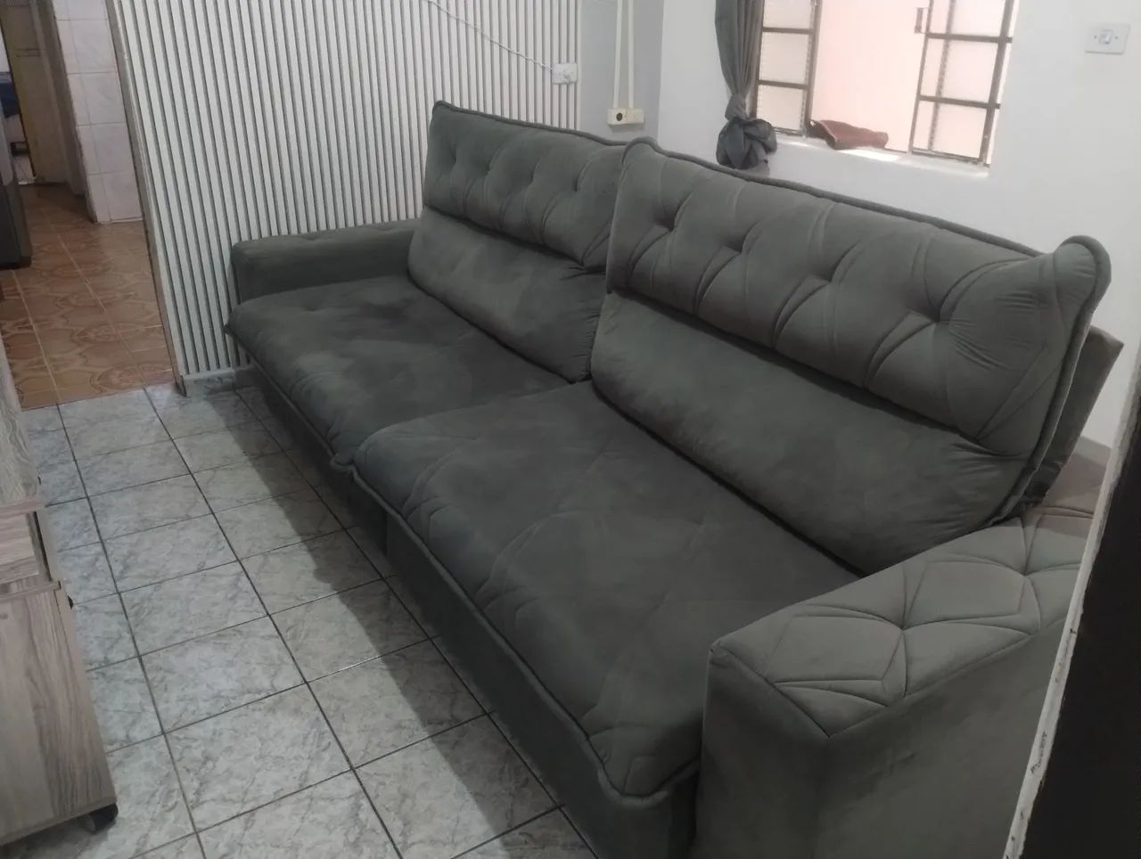 Sofá Retrátil e reclinável 3 metros - Foto 5