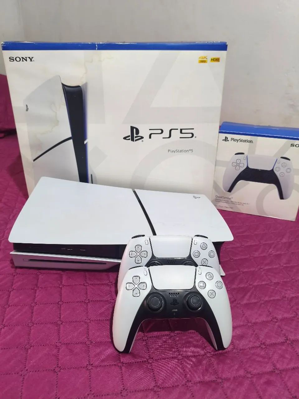 PS5 Slim com 2 Controles (MUITO CONSERVADO) - Foto 5