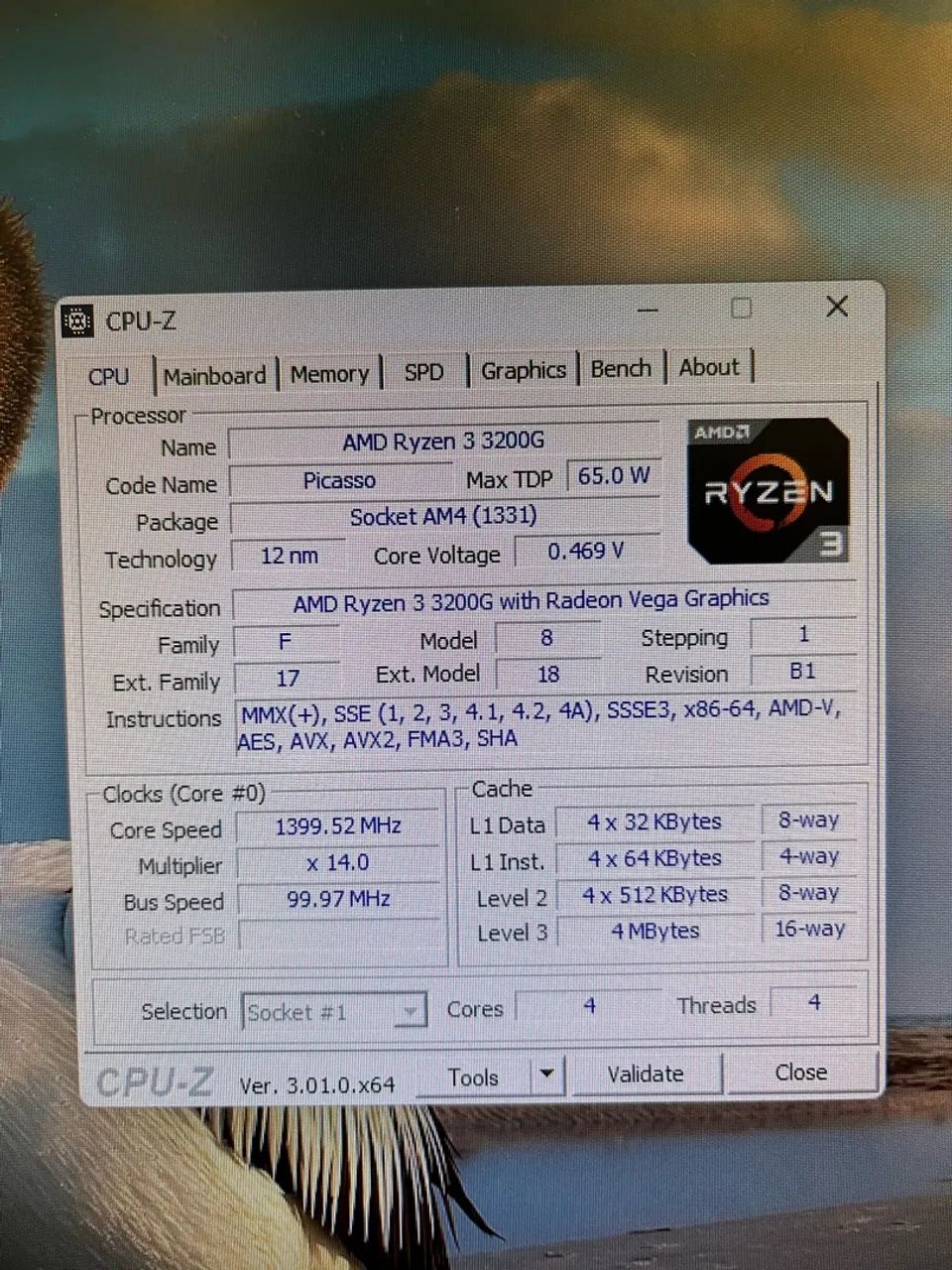 Processador AMD Ryzen 3 3200G com Cooler e Caixa - Foto 4