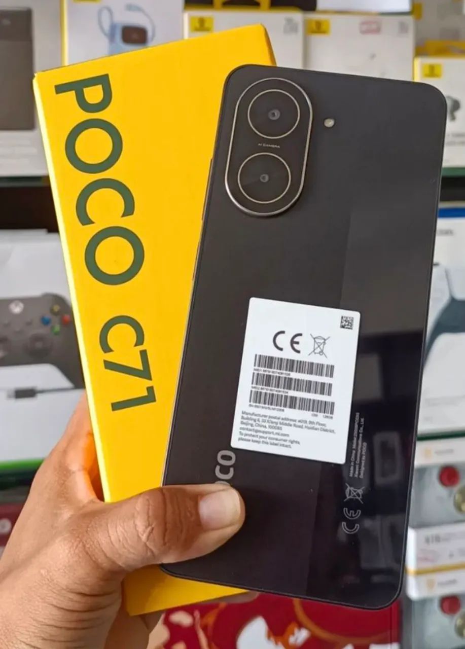 Último lançamento da Poco C71 - 128Gb/4 - BLUE - entrega grátis+ Garantia 