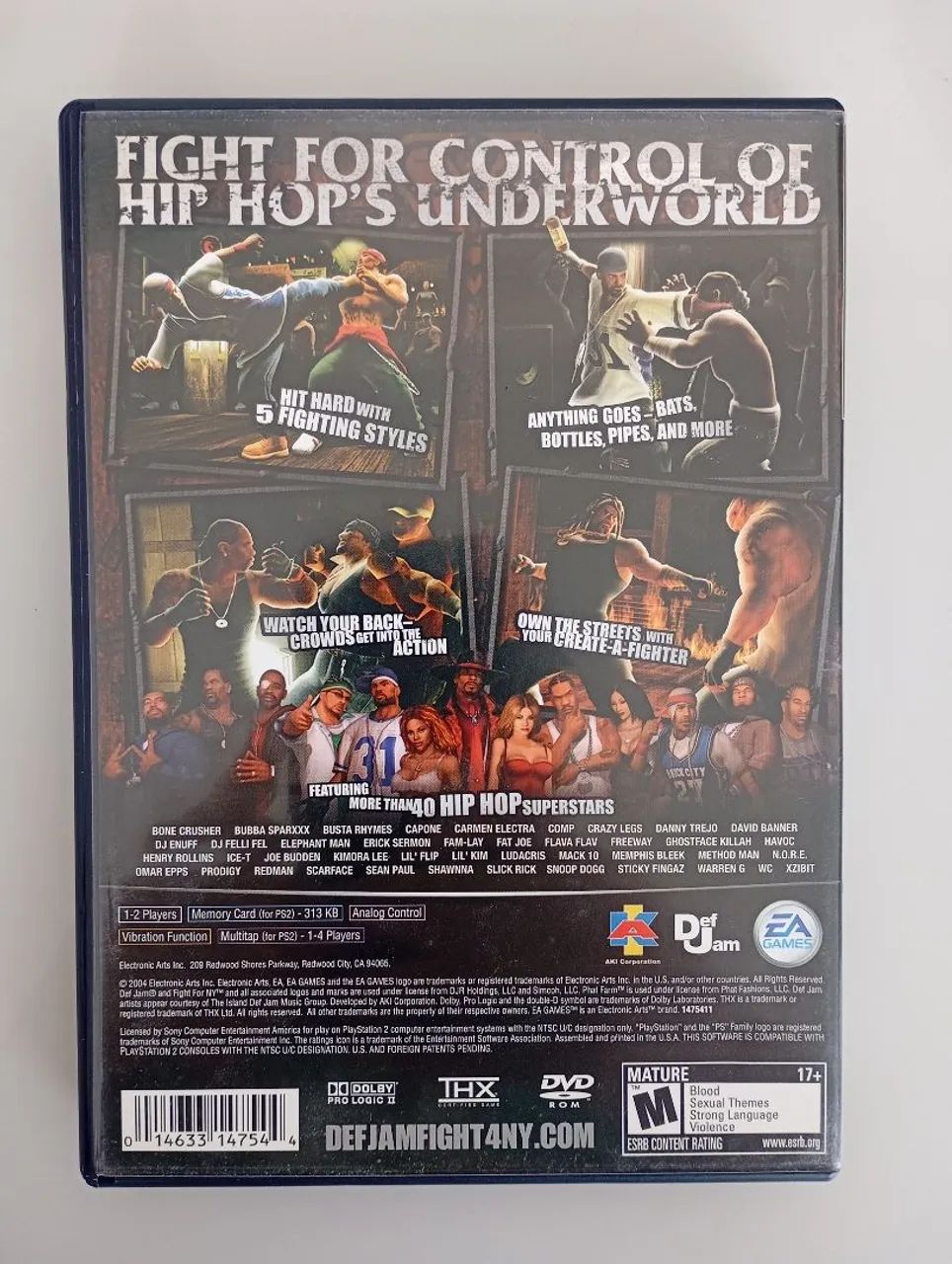 FIGHT DO DVD No.63、64、65、66、67 5枚セット Def Jam Fight for NY - Black label cib - Jogos de Vídeo Game