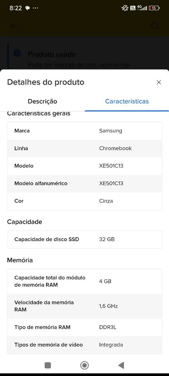 Notebook Chromebook Samsung  - Foto 4