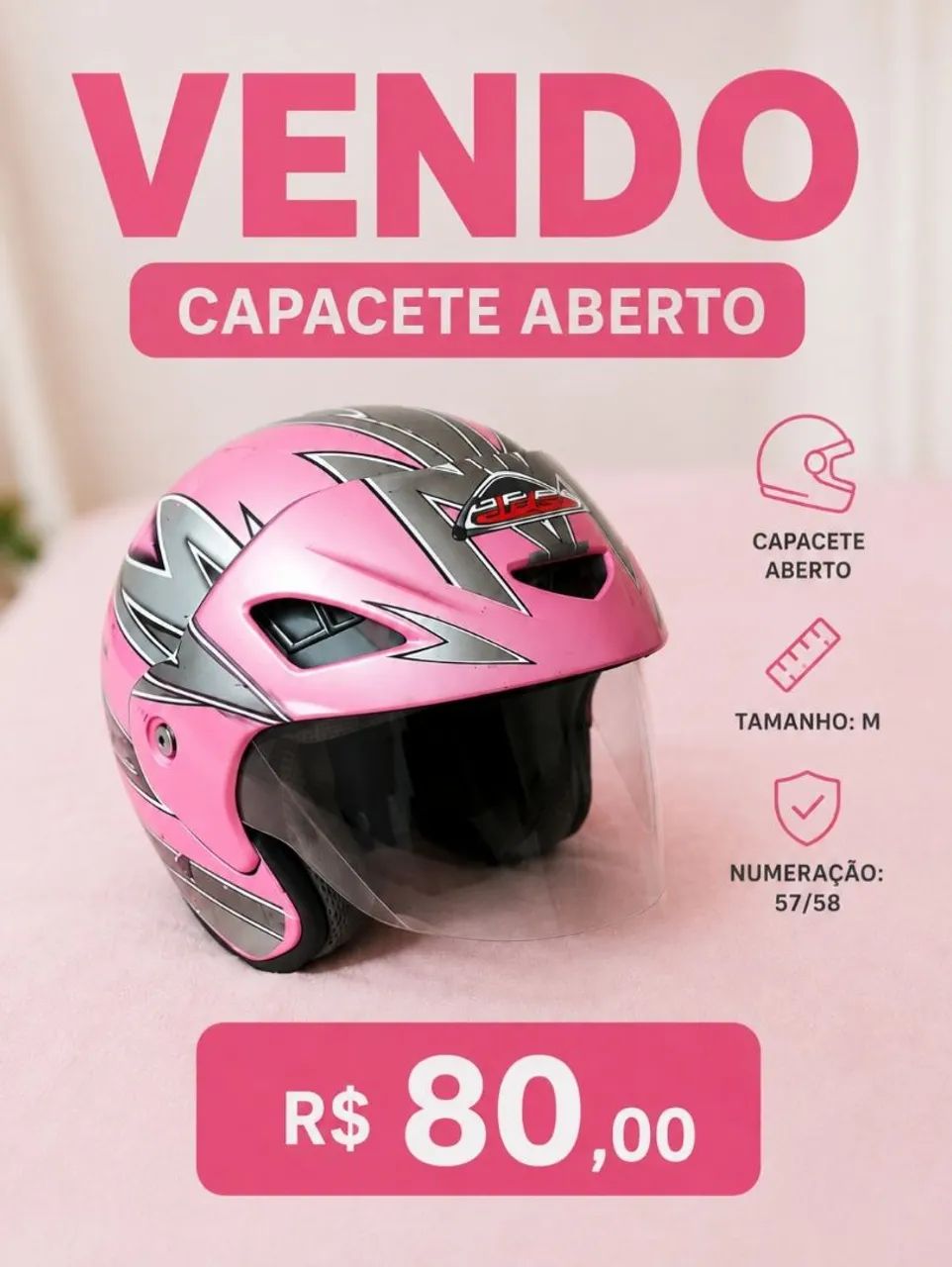Capacetes a venda - Foto 2