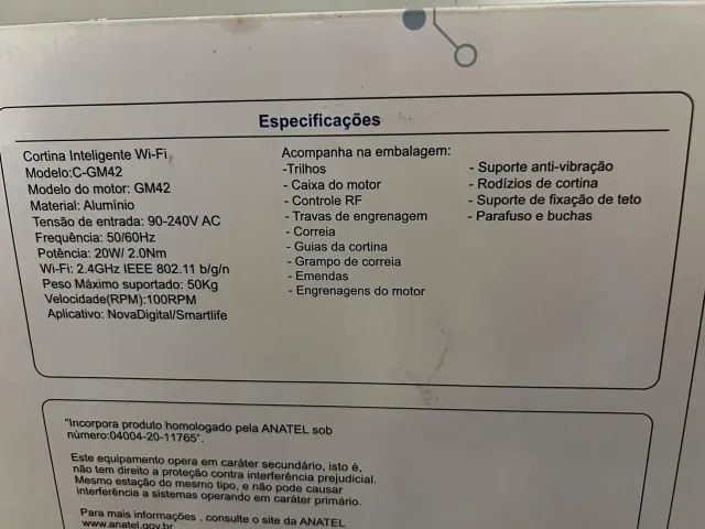 Kit Cortina Inteligente Wifi - Foto 2